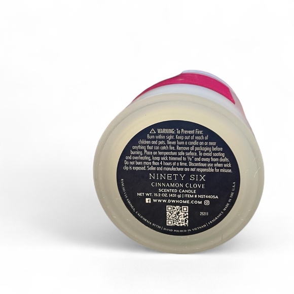DW Home Ninety Six Cinnamon Clove Candle • 15.2 oz • Warm Spice • New - Picture 3 of 3